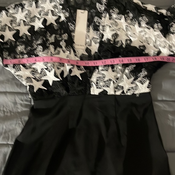 NO LONGER LOVERS STAR DRESS ASILIO INSPIRED BLACK AND WHITE STAR DRESS Size M - Picture 14 of 16